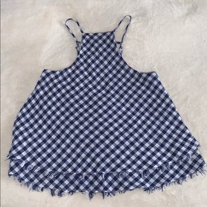 Gingham Tank Top